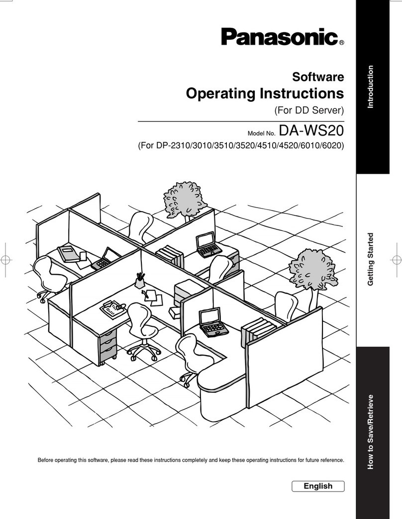 Panasonic Workio DP-2310 User manual