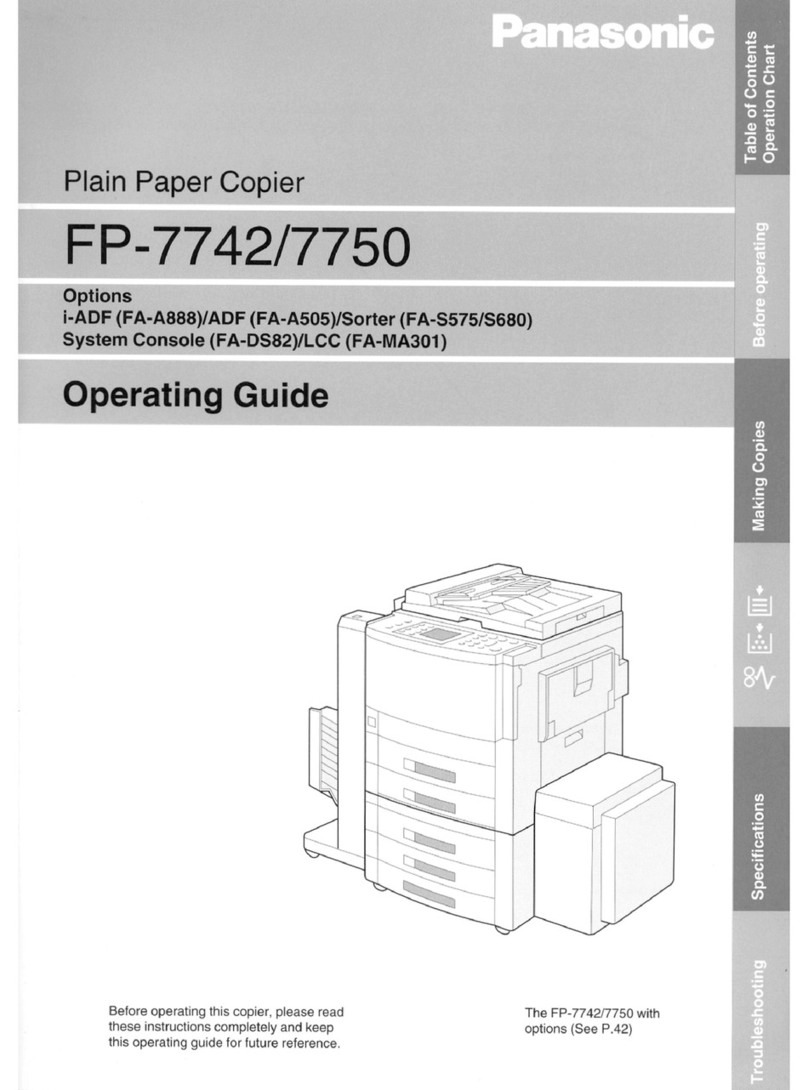 Panasonic FP-7742 User manual Panasonic FP-7742 User manual