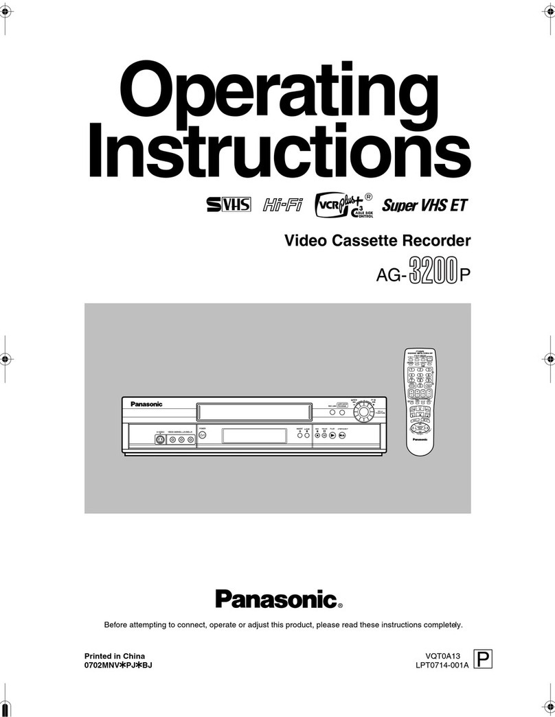 Panasonic AG3200 User manual