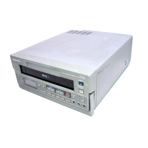 Panasonic AG5700K - SVHS User manual