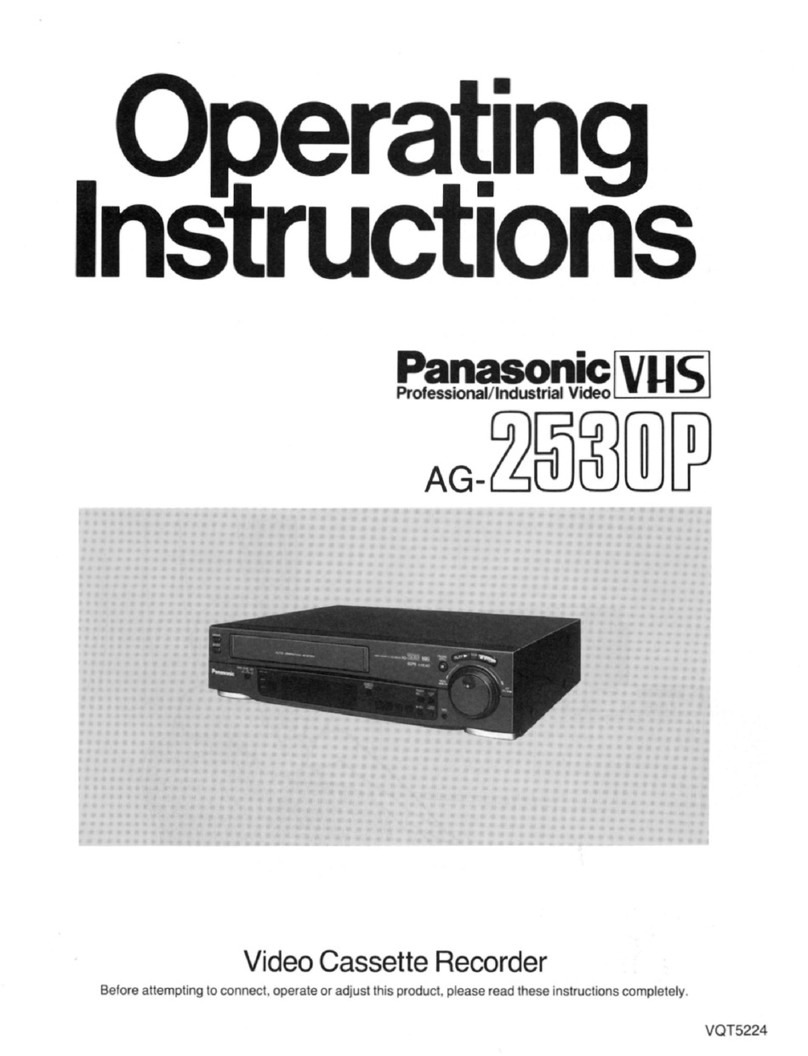 Panasonic AG-2530P User manual