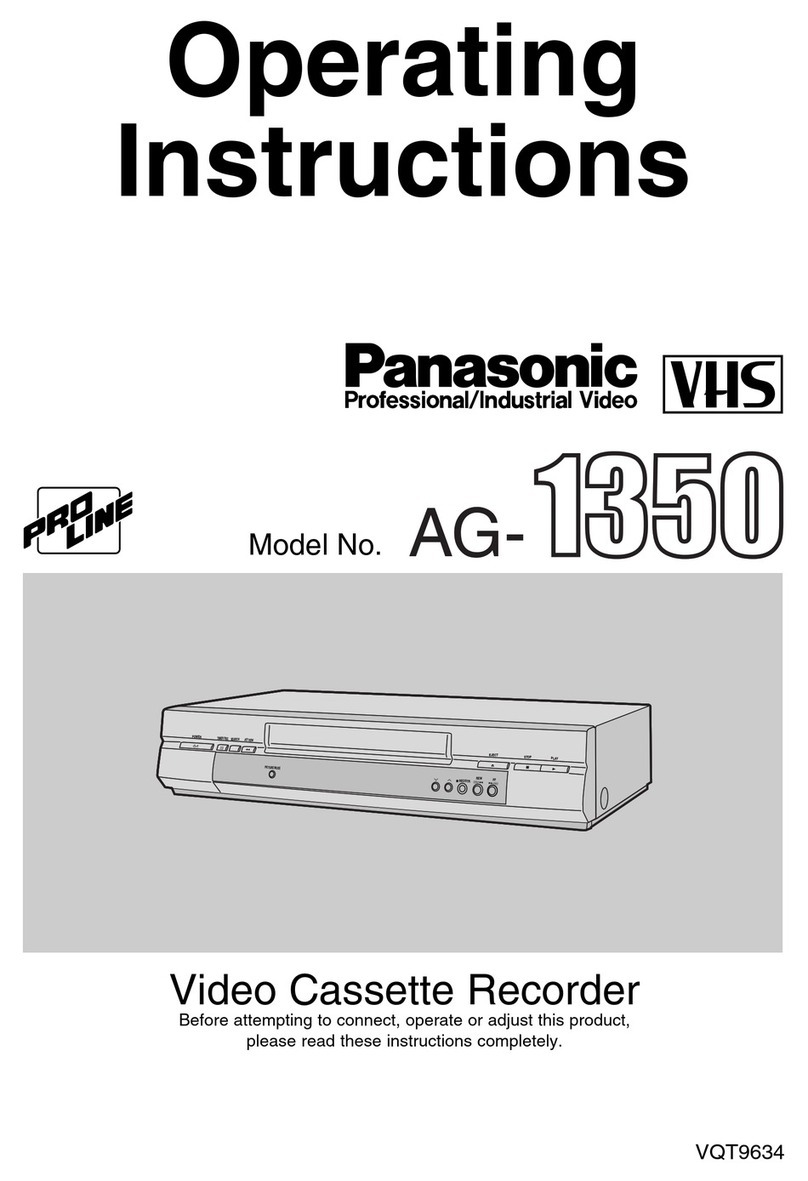 Panasonic ProLine AG-1350 User manual