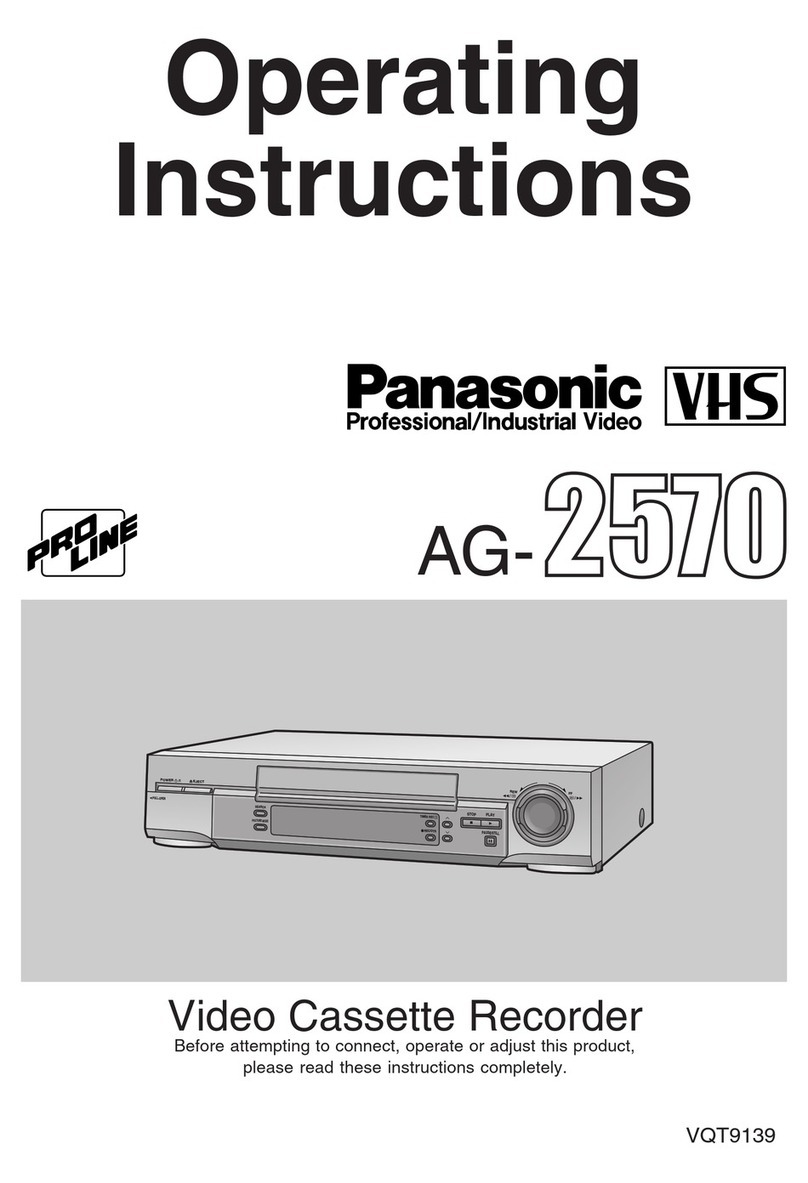 Panasonic ProLine AG-2570 User manual