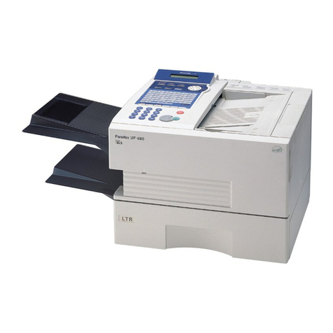 Panasonic UF 890 - Panafax B/W Laser User manual