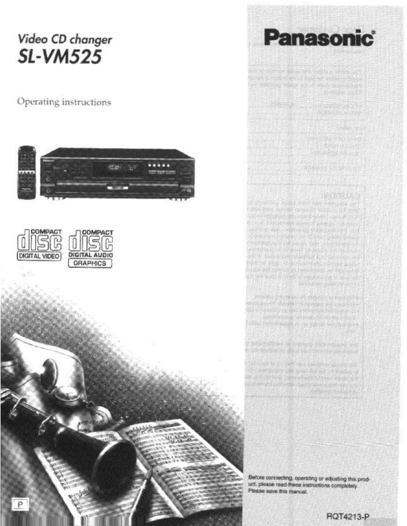 Panasonic SLVM525 - VID.CD.CHNG operating instructions