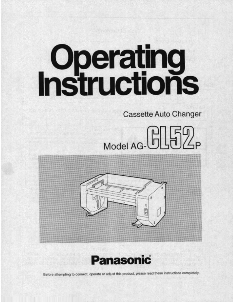 Panasonic AG-CL52 operating instructions