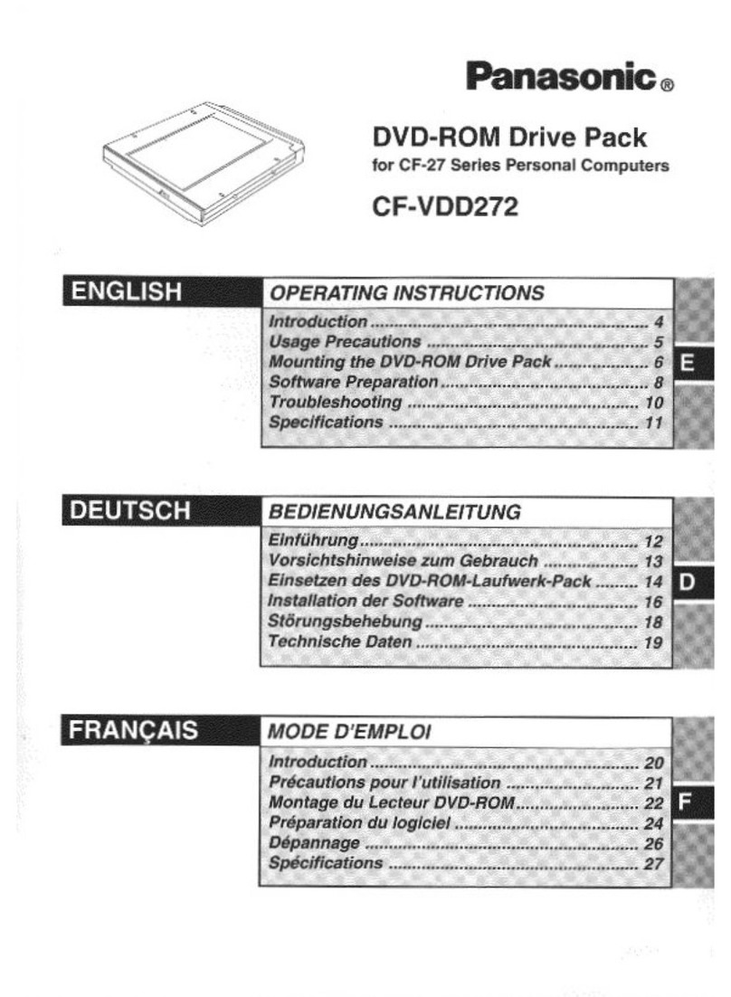 Panasonic CF-VDD272 User manual