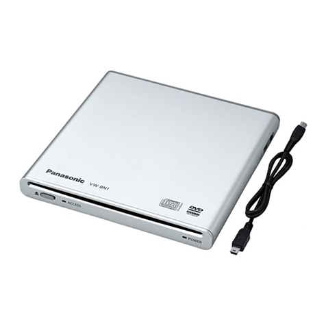 Panasonic VW-BN1 - DVD-RW / DVD-RAM Drive operating instructions