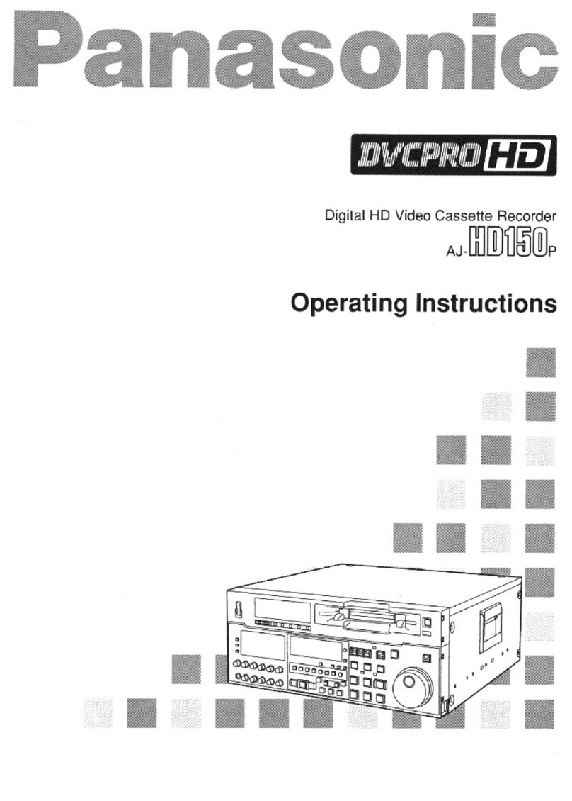 Panasonic AJ-HD150 User manual