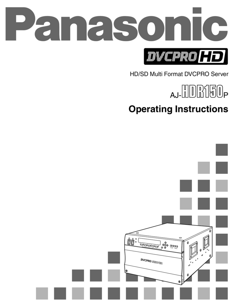 Panasonic AJ-HDR150P User manual