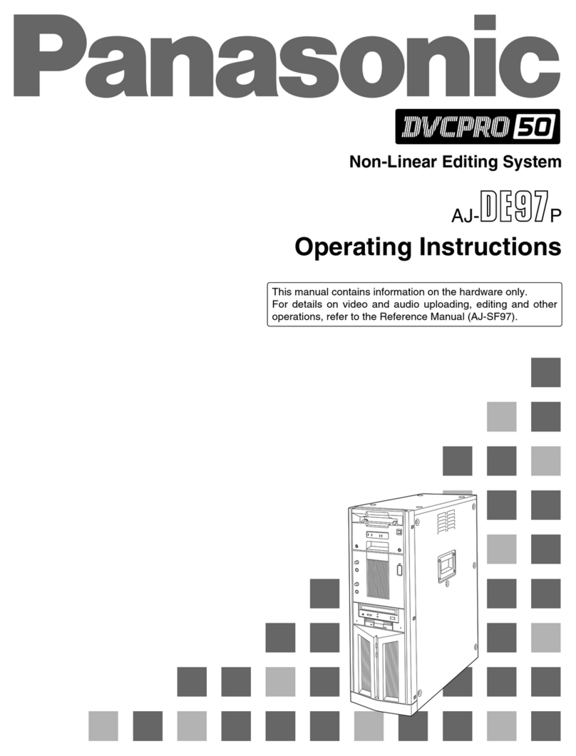 Panasonic AJ-DE97P operating instructions