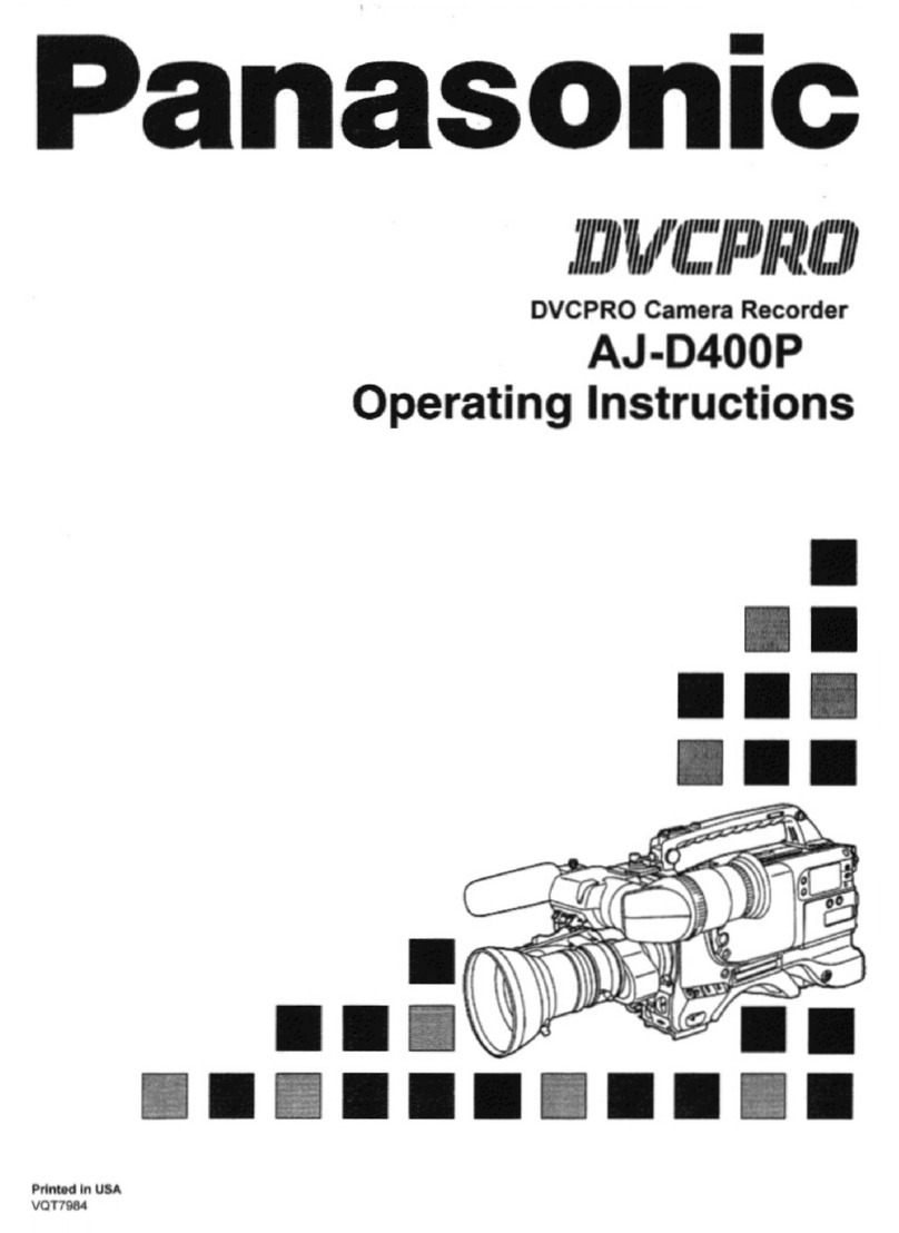 Panasonic AJ-D400 User manual