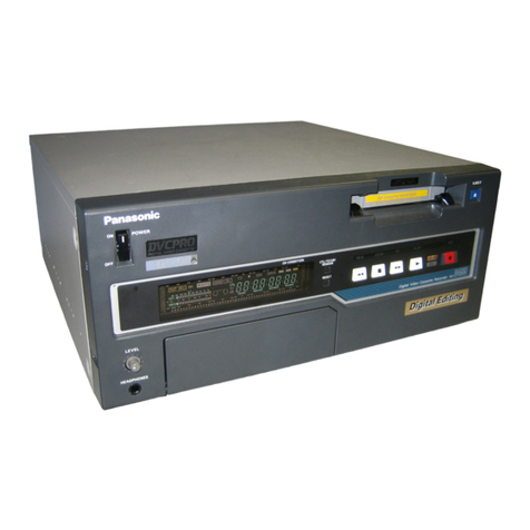 Panasonic AJ-D455 User manual Panasonic AJ-D455 User manual