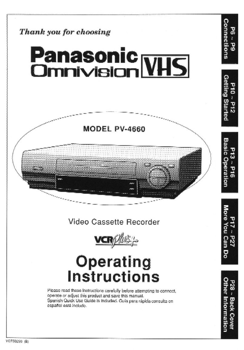 Panasonic Omnivision PV-4660 User manual