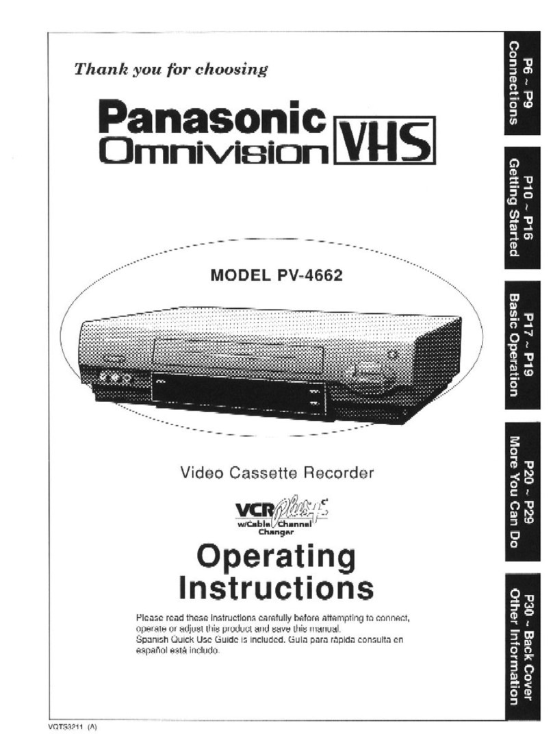 Panasonic Omnivision PV-4662 User manual