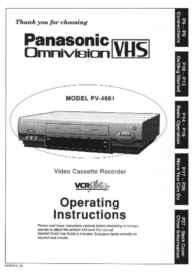 Panasonic Omnivision PV-4661 User manual