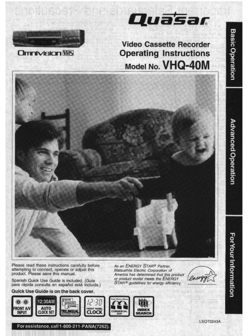 Quasar OmniVision VHQ-40M User manual