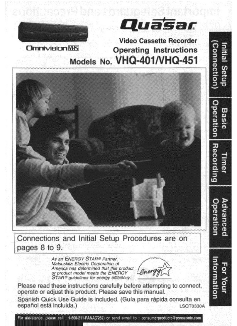 Quasar OmniVision VHQ-401 User manual