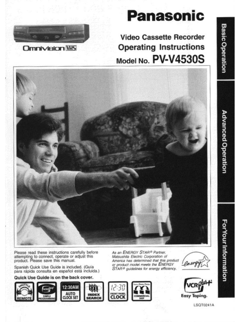 Panasonic Omnivision PV-V4530S user guide