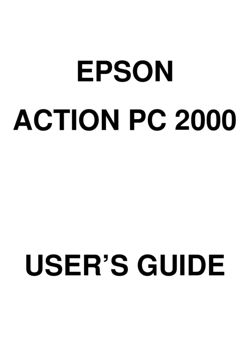Epson ActionPC 2000 User manual
