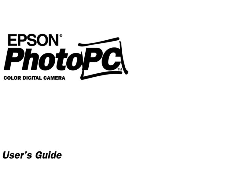 Epson PhotoPC - Color Digital Camera user guide