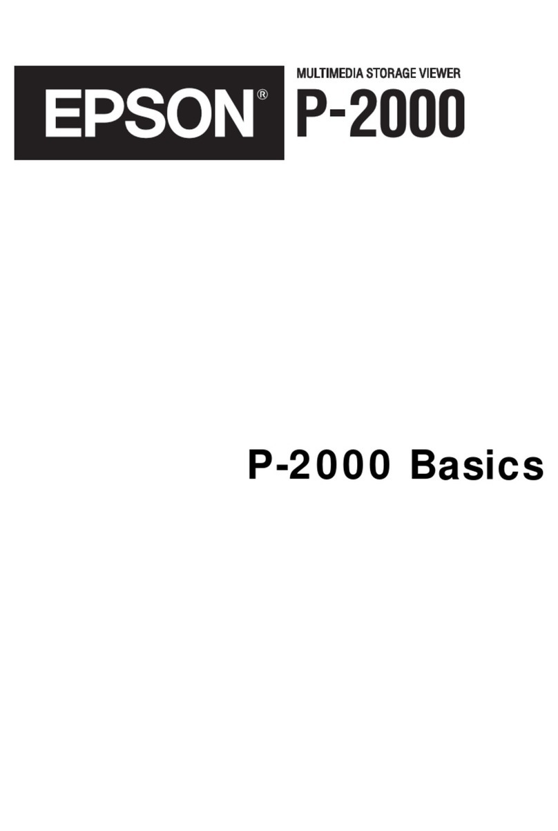 Epson P-2000 - Multimedia Storage Viewer Basic guide