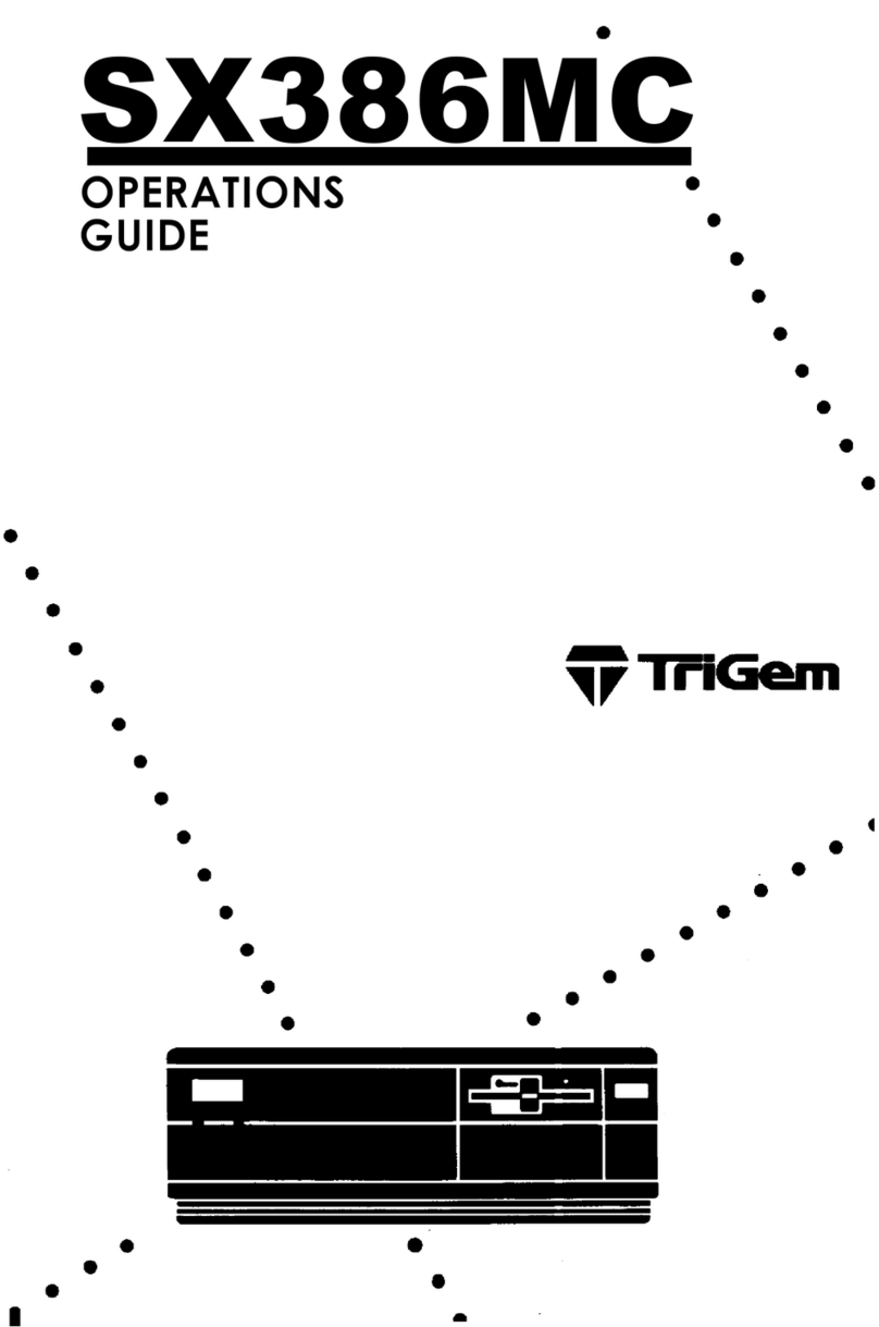 TRIGEM CW3S20C Canadian Product Operation guide