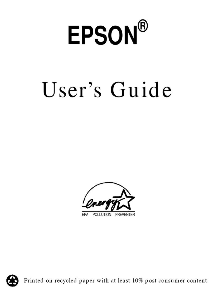 Epson ActionTower 8600 User manual