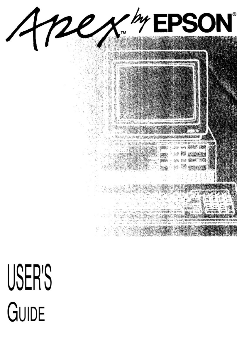 Epson Apex user manual