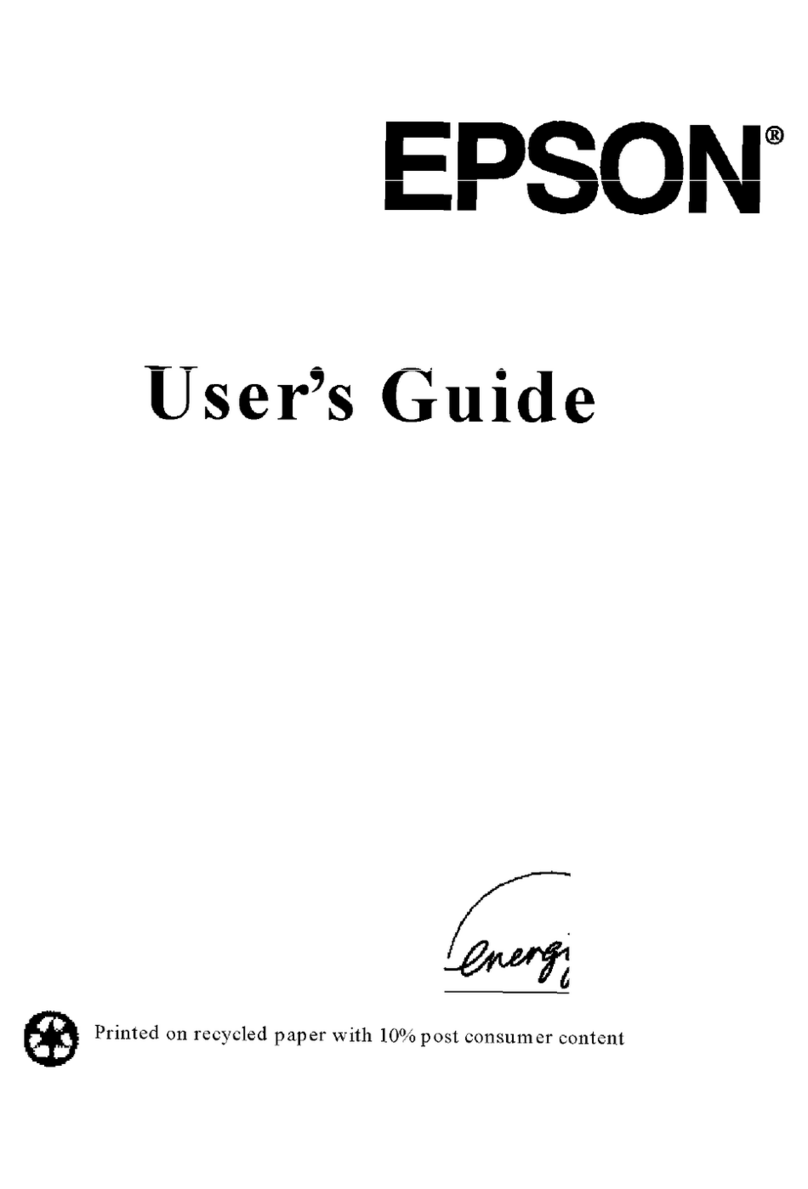 Epson ActionPC 6000 User manual