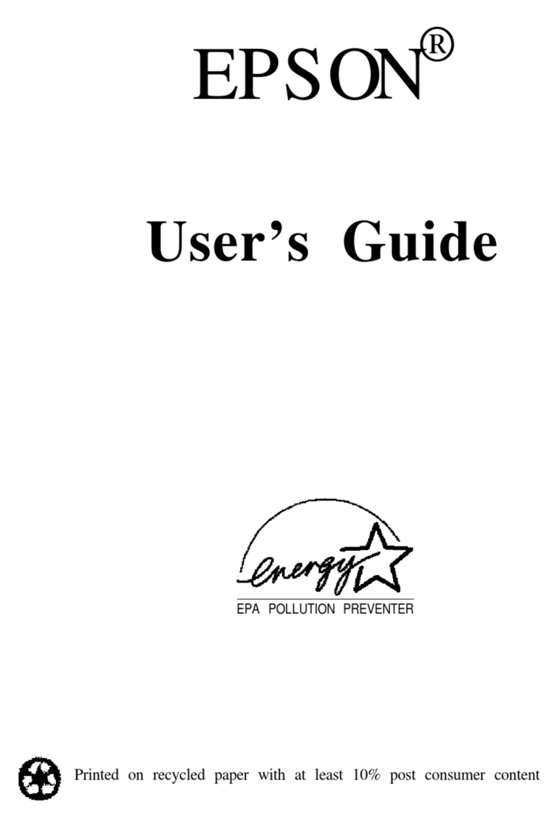 Epson ActionPC 8000 User manual