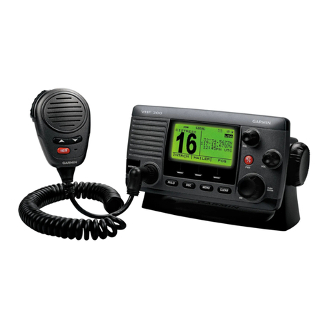 Garmin VHF 200 Series owner's manual
