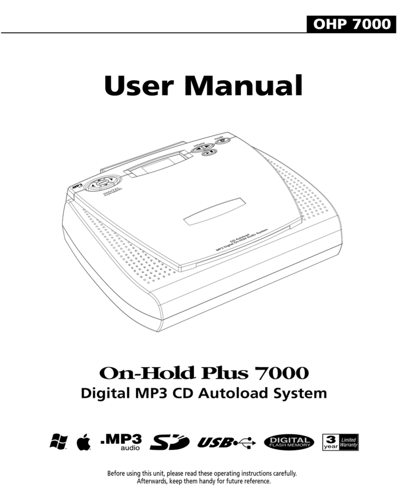 On-Hold Plus OHP-7000 user manual