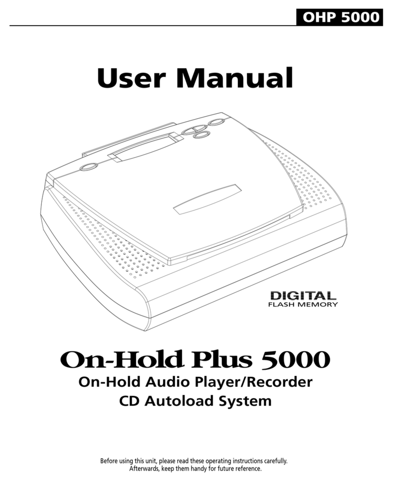 On-Hold Plus OHP-5000 user manual