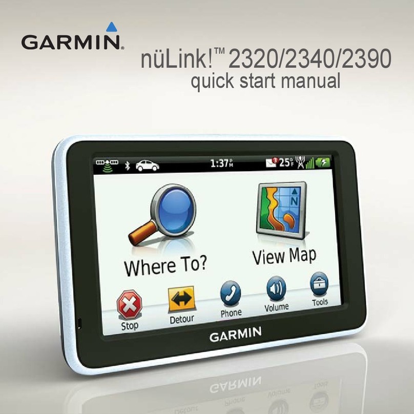 Garmin nuLink! LIVE 2390 Quick start manual