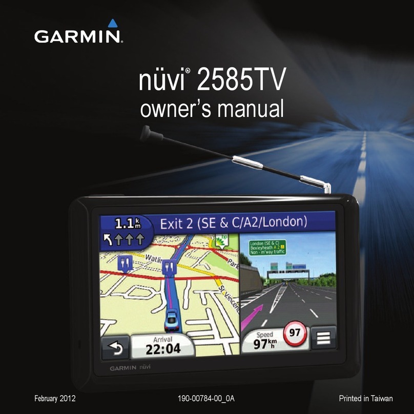 Garmin nuvi 2585TV owner's manual