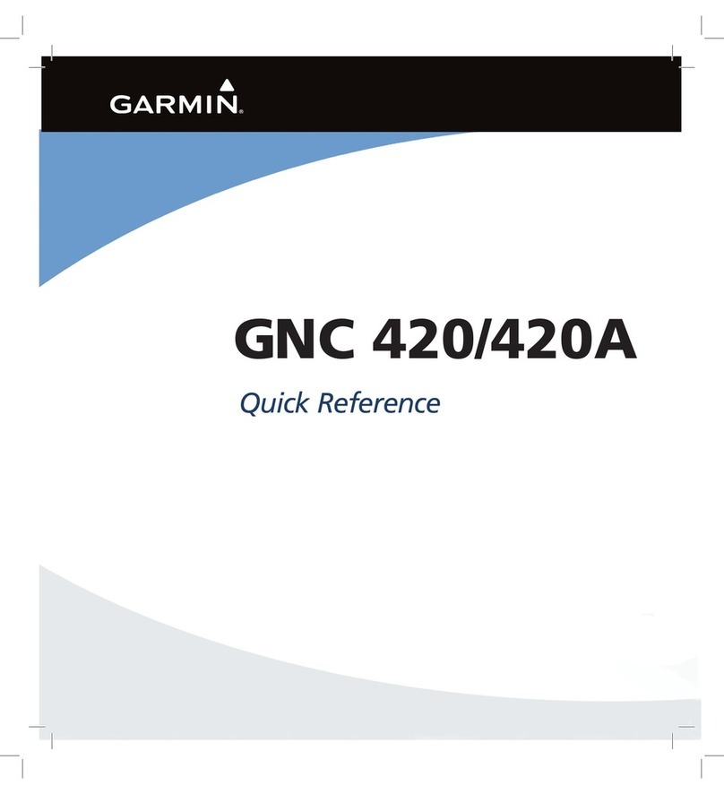 Garmin GNC 420 User manual