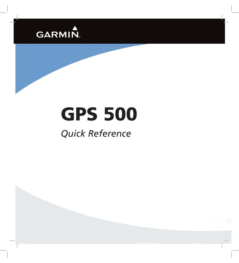 Garmin GPS 500 quick reference