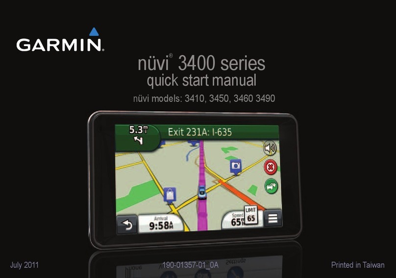 Garmin nuvi 3450 Instruction manual