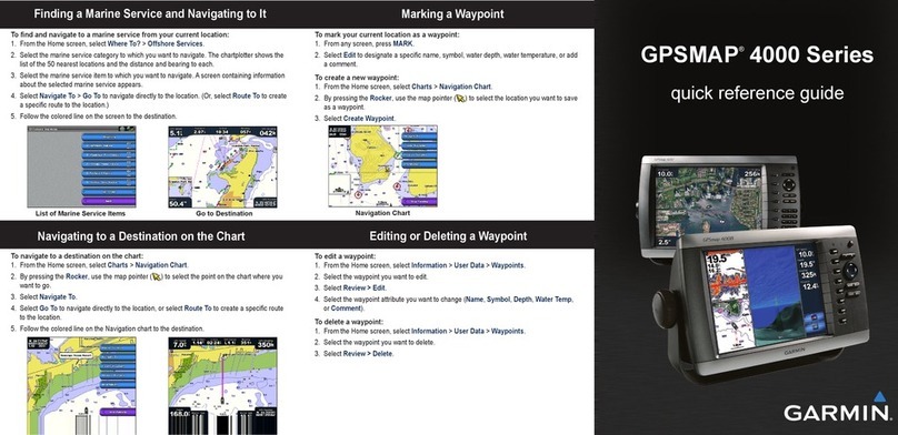 Garmin GPSMAP 4212 - Marine GPS Receiver User manual