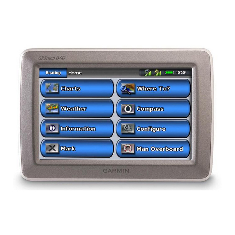 Garmin GPSMAP 640 owner's manual