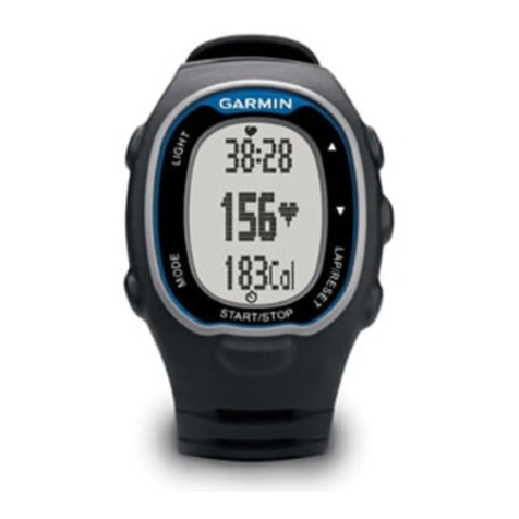 Garmin FR70 owner's manual