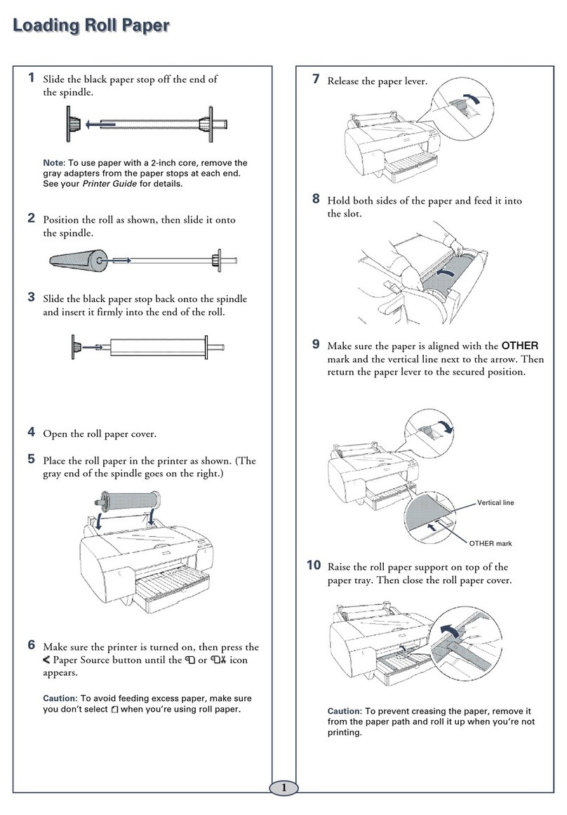 Epson 4000 - Stylus Pro Color Inkjet Printer User manual