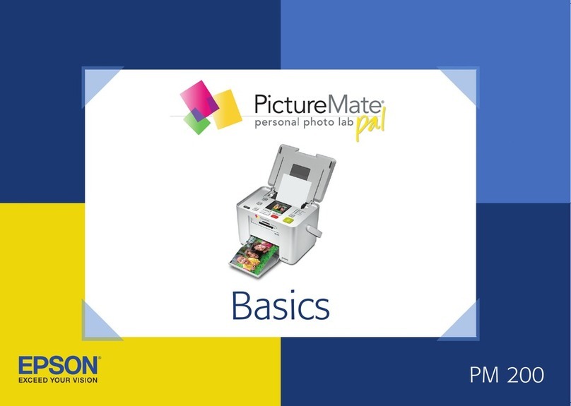 Epson PictureMate Pal PM 200 Installation guide