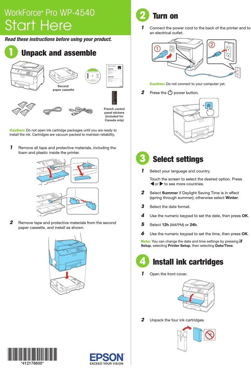 Epson WorkForce Pro WP-4540 Instruction Manual