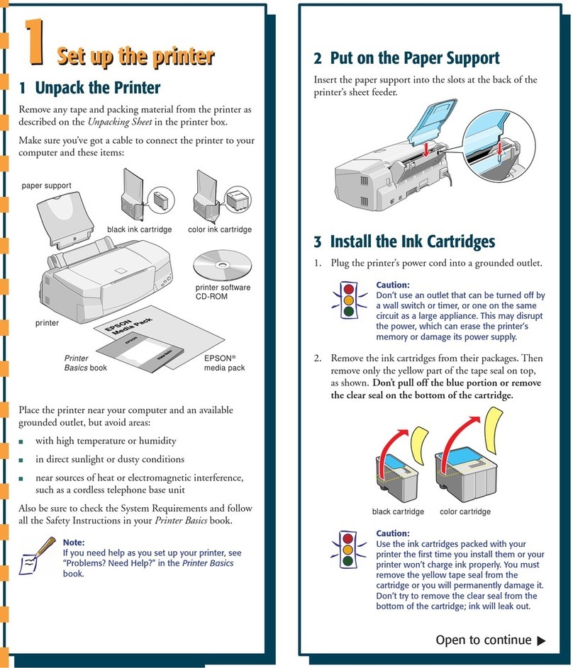 Epson Stylus Color 740 Manual