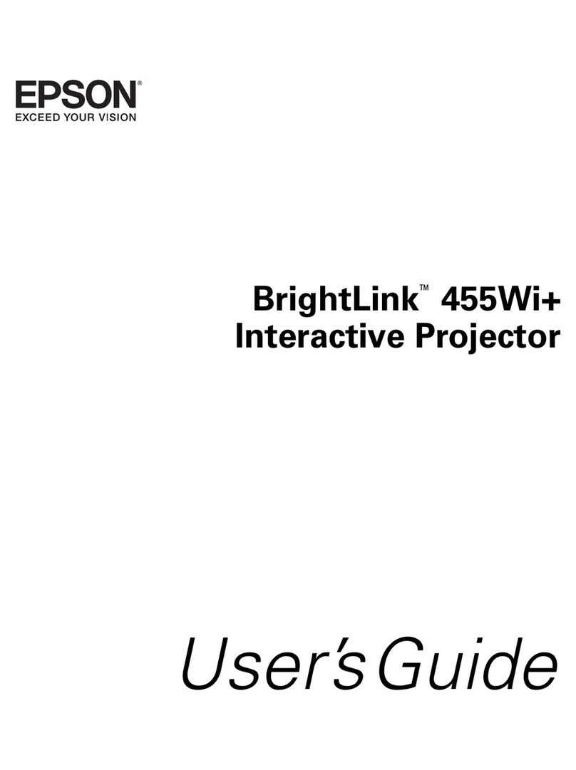 Epson BrightLink 455Wi User manual