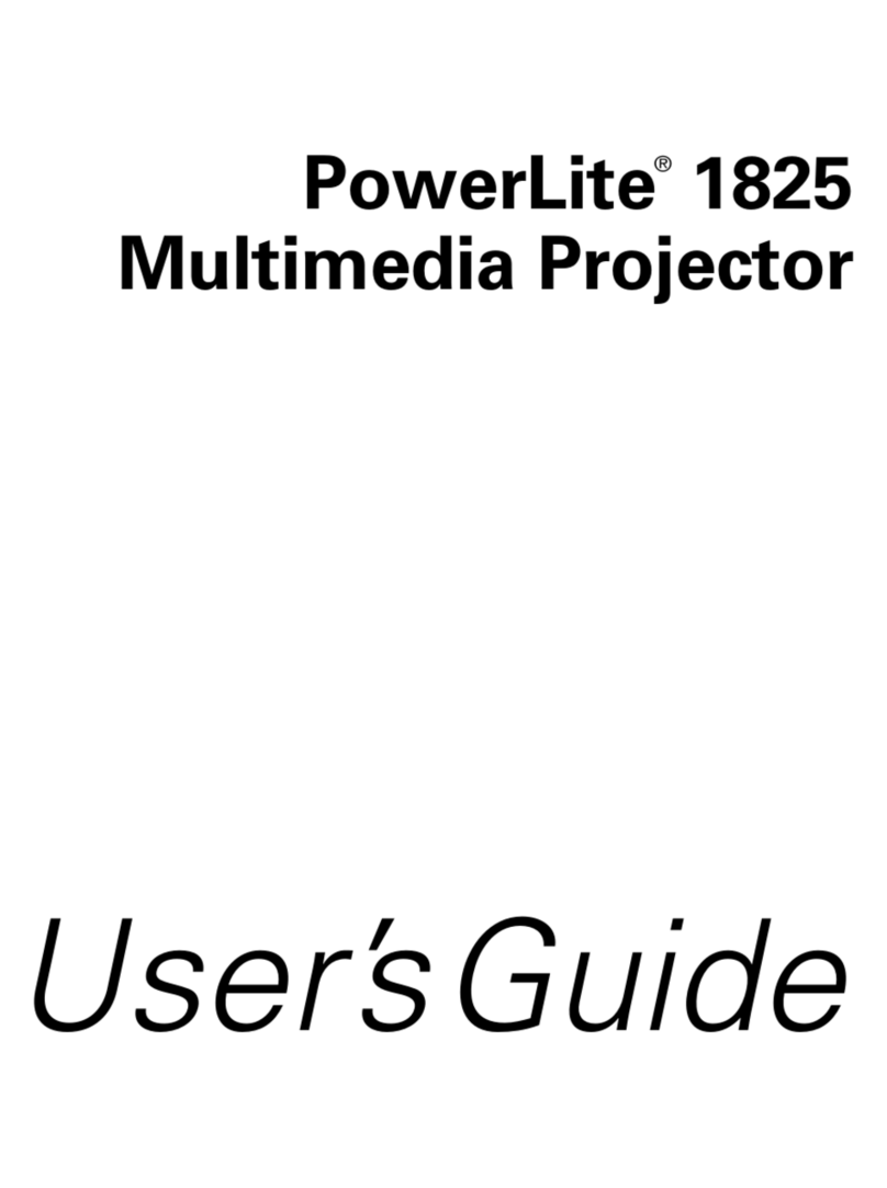Epson PowerLite 1825 User manual