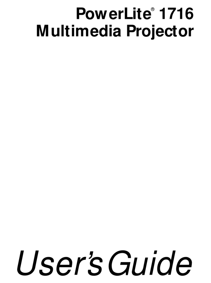 Epson PowerLite 1716 User manual