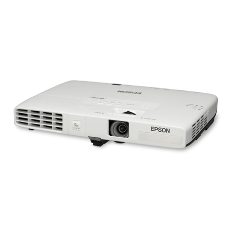 Epson PowerLite 1751 User manual